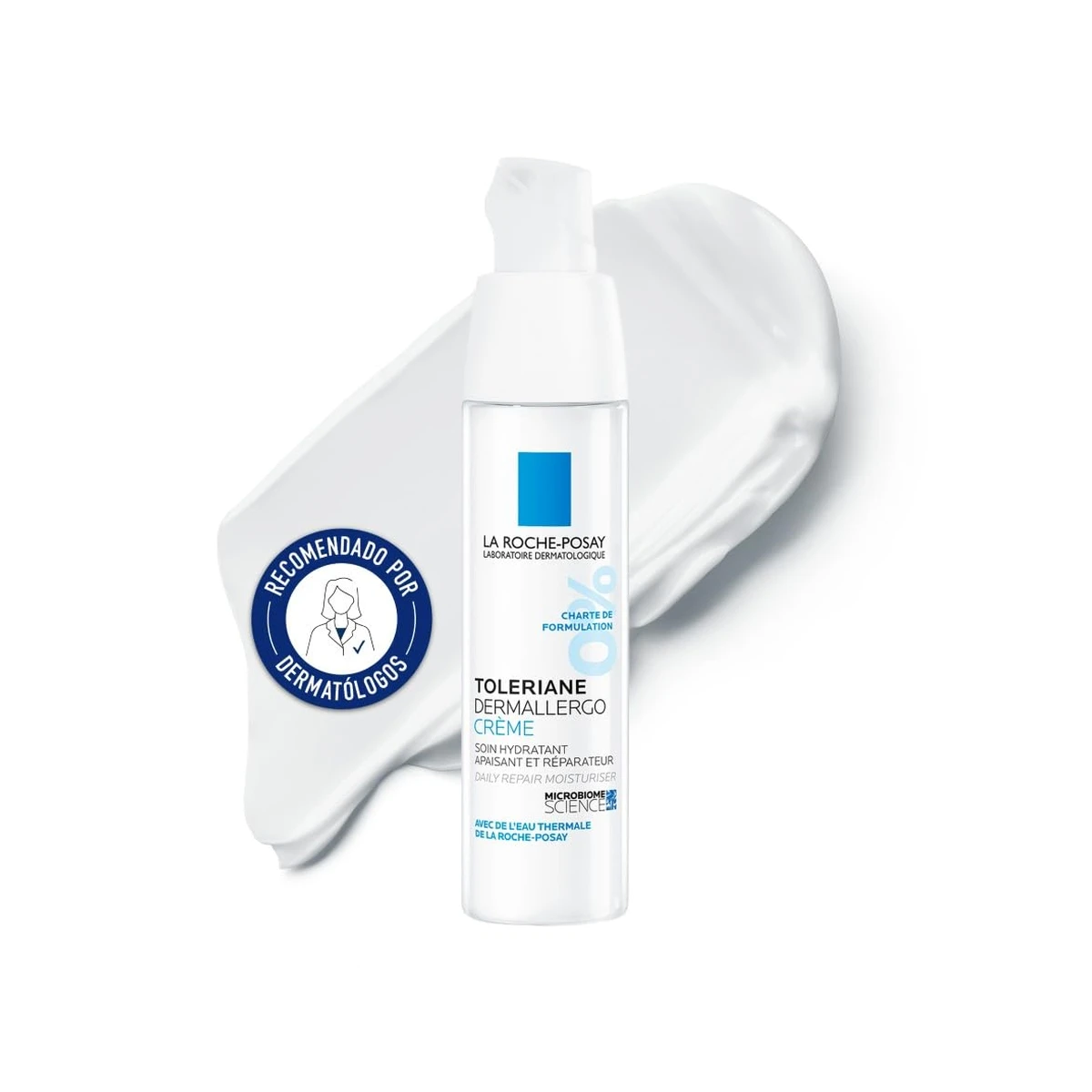 La Roche-Posay Toleriane Dermallergo Crema, Crema hidratante día, 40 ml